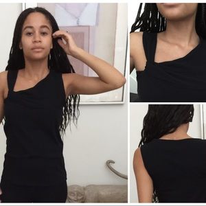 Magaschoni Black Tank Top